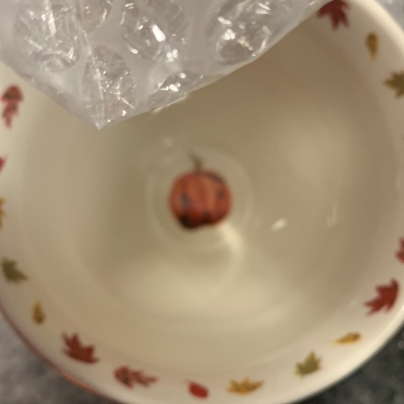 Anthropologie Inslee Fariss Coffee Mug, Turkey , Fall Autumn new unused - Picture 4 of 4
